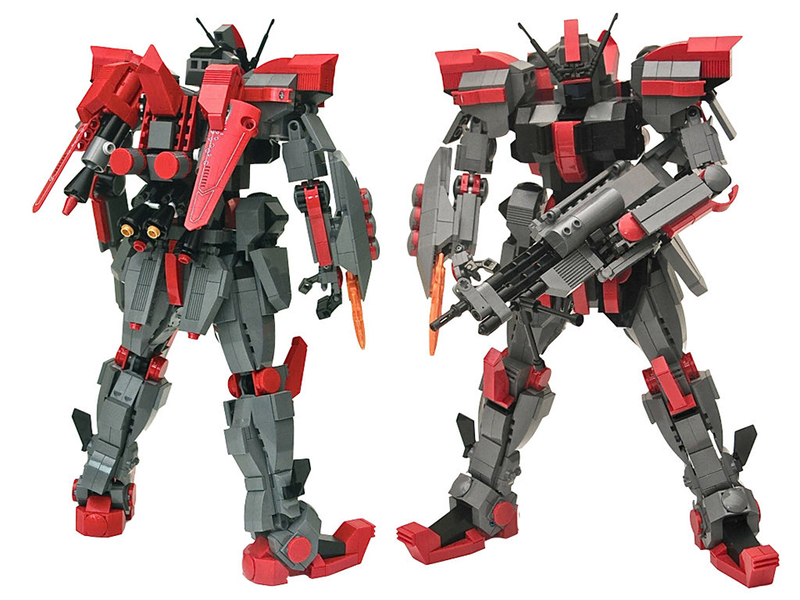 Illustration for article titled This 3D printed frame makes building articulated Lego Mecha super easy